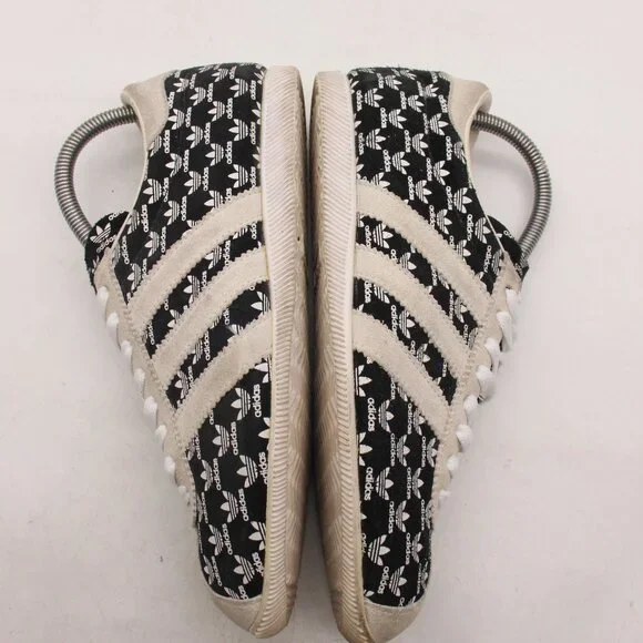 Vintage Adidas Rekord TrefMen’s 6.5 Women 7.5 Black White Athletic Sneakers